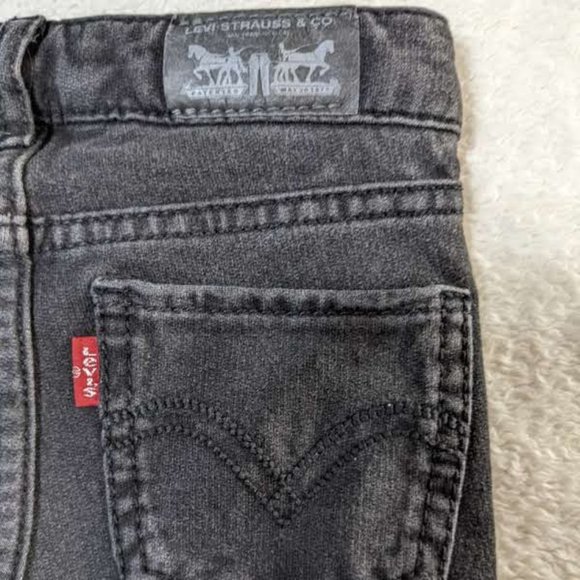 Levi's Super Skinny Knit Jeans in Black - size 4T - Picture 9 of 12